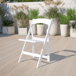 White Resin Chairs