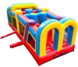 Retro munti color 20ft obstacle dry
